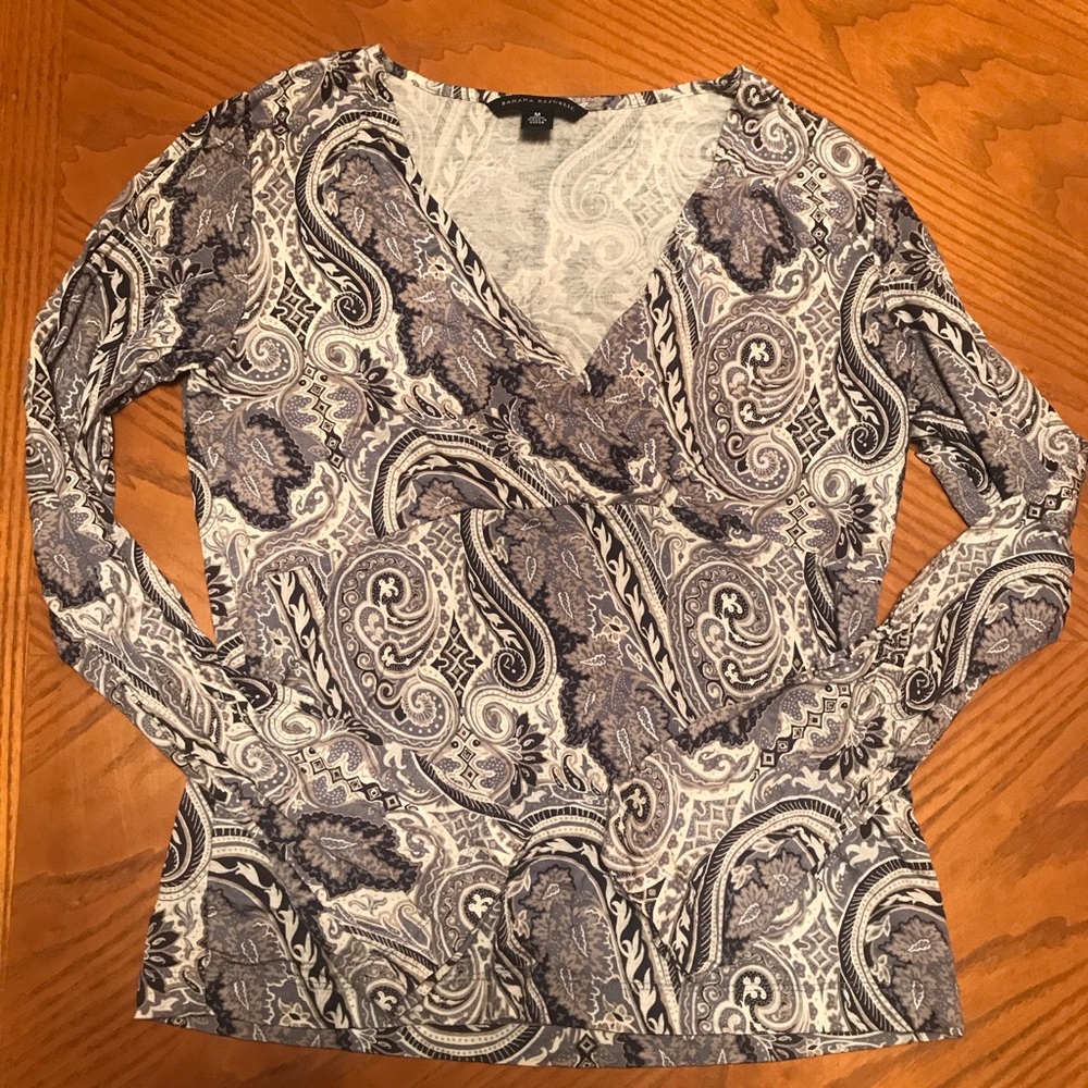 Banana Republic • Paisley Print Top